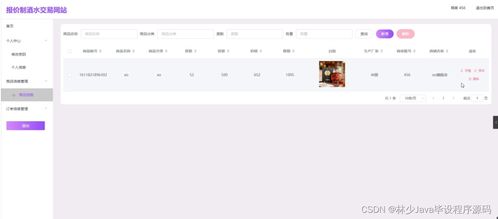 SpringBoot報價制酒水交易網站UOG12 畢業設計關鍵考慮因素